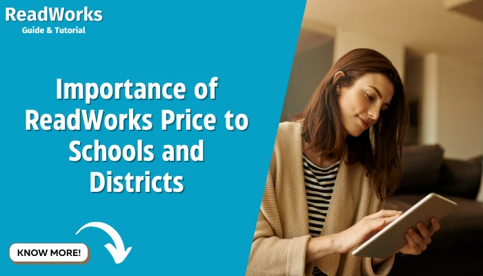 Importance of ReadWorks Price to Schools and Districts